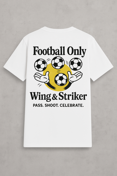 Football Only Tee - Wing & Striker