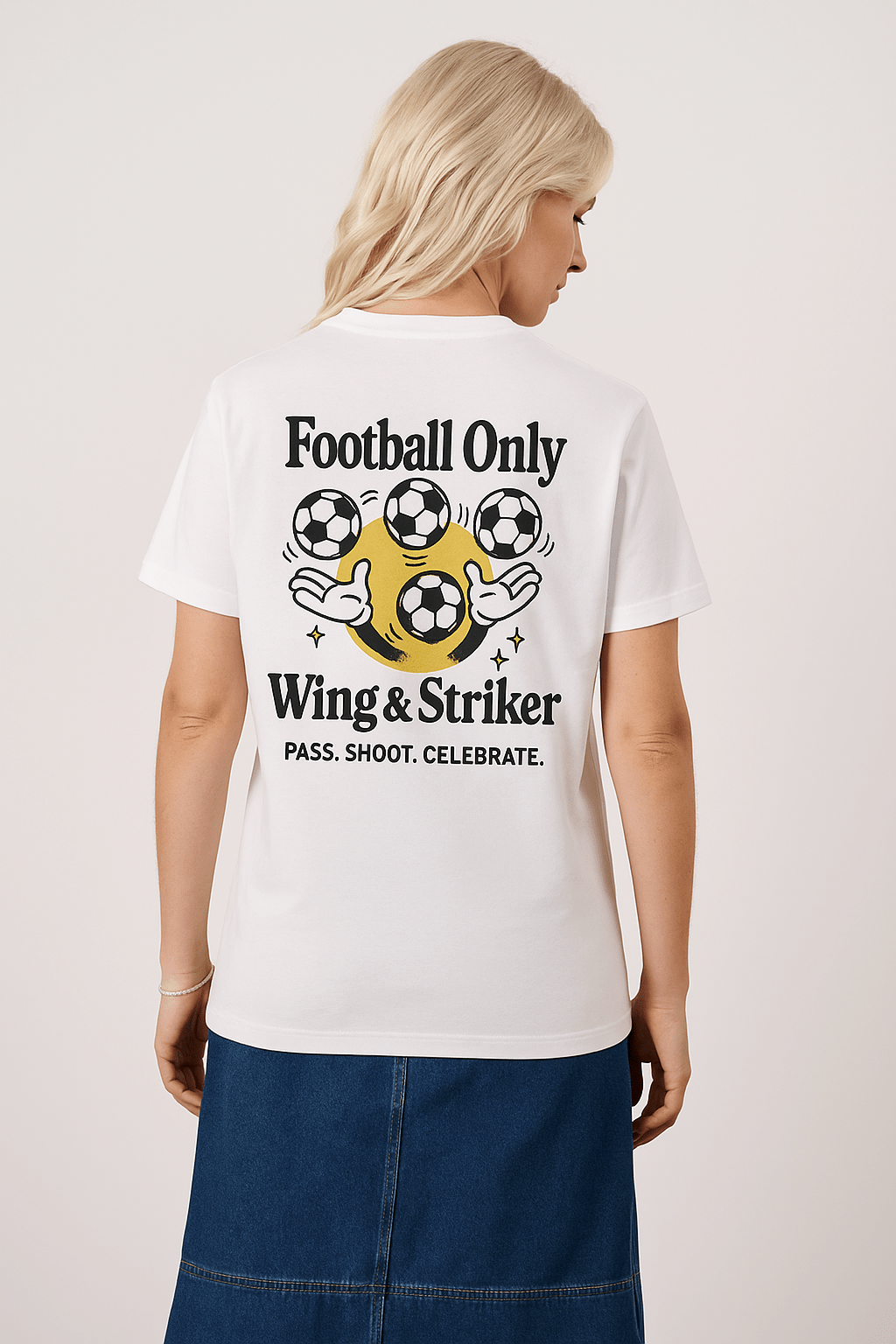 Football Only Tee - Wing & Striker